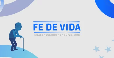 fe de vida consulado de honduras en Estados Unidos