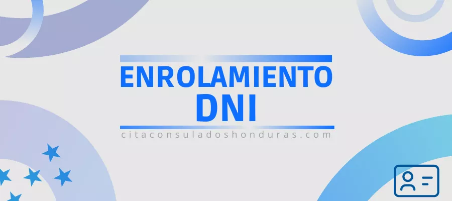 cita para enrolamiento de dni hondureño